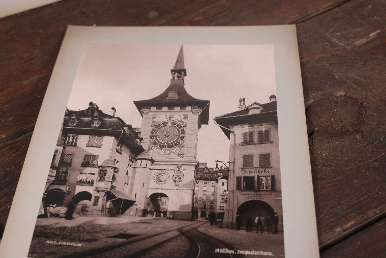 Lot 078 - Grouping Of Seven Antique Boarded European Photographs, Switzerland And France, Architecture, Landscapes, Etc.