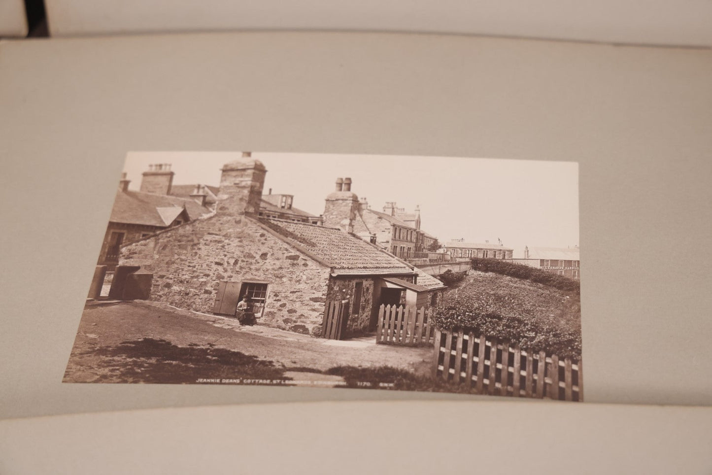 Lot 079 - Grouping Of Nine Antique Boarded European Photographs, Edinburgh Scotland, Forth Bridge, Street Scenes, Etc.