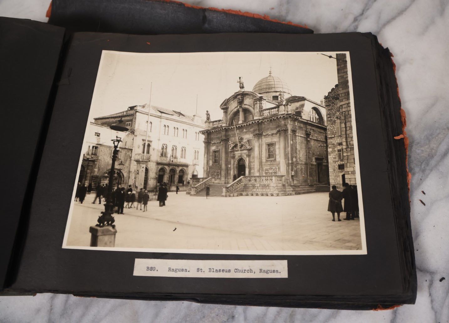 Lot 080 - Antique Large Format Photo European Photo Album, Consisting Of Dozens Of Photographs, Mostly Of Ragusa (Dubrovnik, Croatia), Serbia, Yugoslavia, Etc.