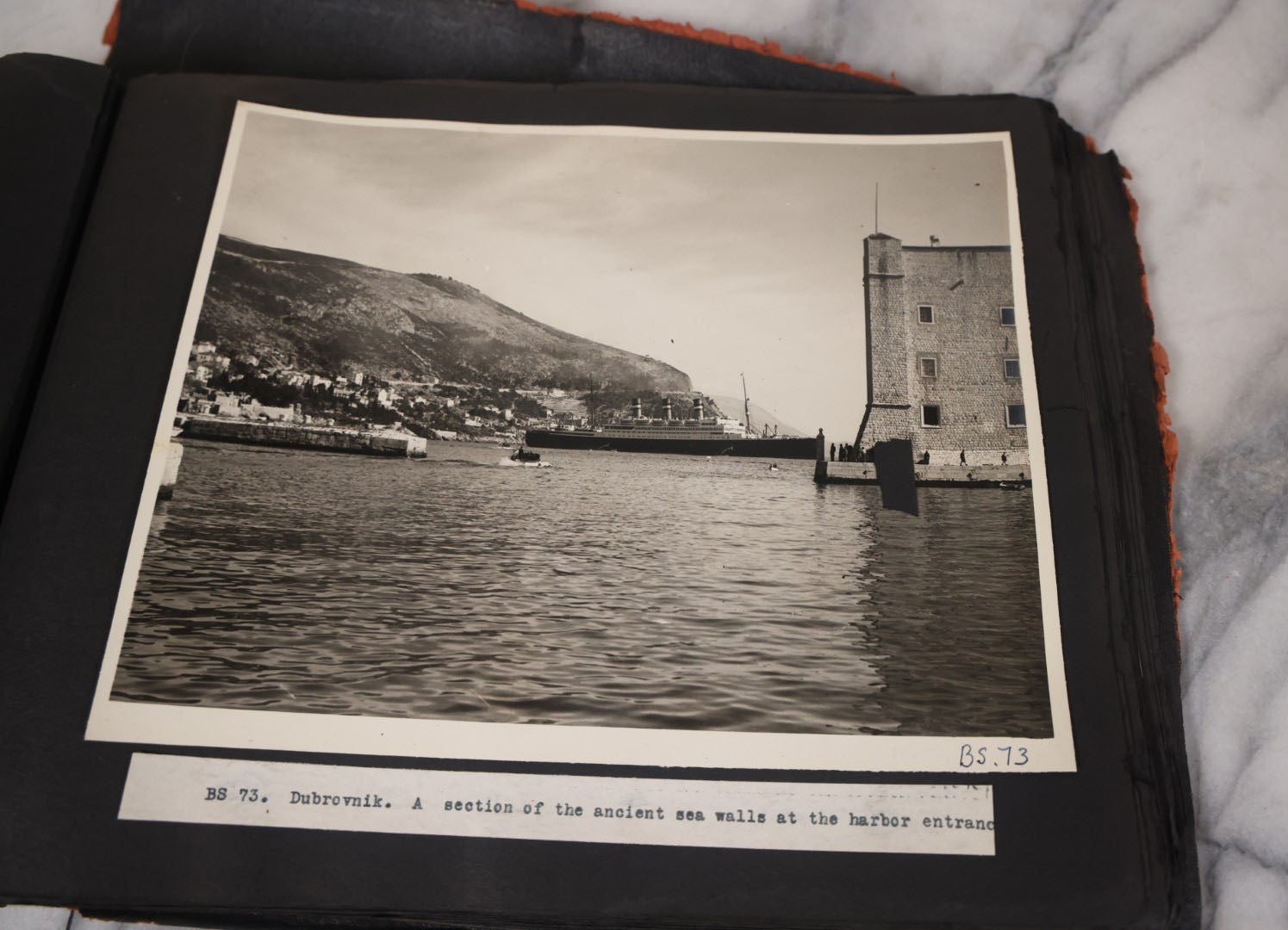 Lot 080 - Antique Large Format Photo European Photo Album, Consisting Of Dozens Of Photographs, Mostly Of Ragusa (Dubrovnik, Croatia), Serbia, Yugoslavia, Etc.