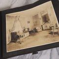 Lot 081 - Antique Large Format Photo European Photo Album, Consisting Of Dozens Of Photographs Of Interior Bedrooms, Album Marked Chamberlin Dodds