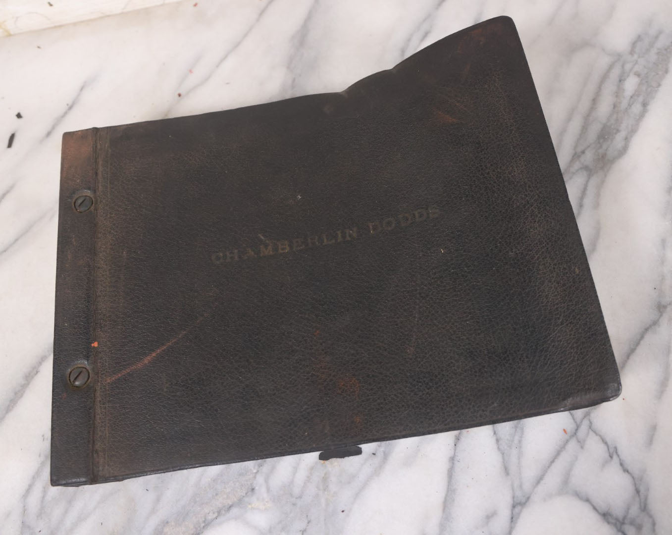 Lot 081 - Antique Large Format Photo European Photo Album, Consisting Of Dozens Of Photographs Of Interior Bedrooms, Album Marked Chamberlin Dodds