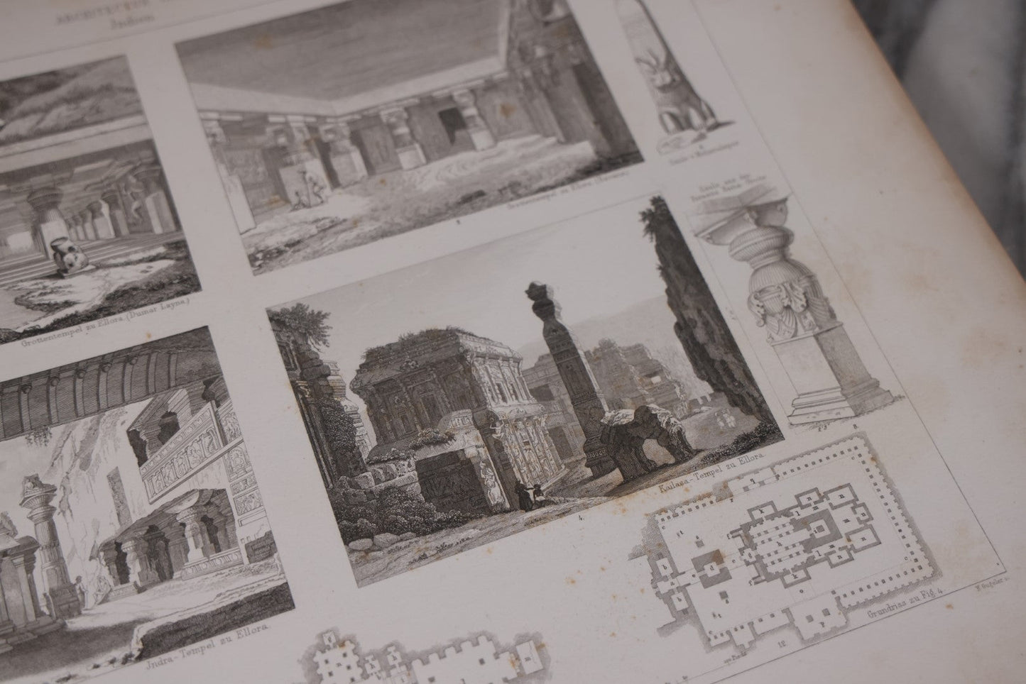 Lot 083 - "Monuments Of Art Showing Its Development From The Earliest Artistic Attempts To The Present Period" Antique Two Volume Book Set With Illustrations, Published By Theo. Stroefer, Circa 1880s