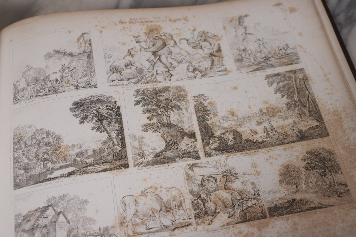 Lot 083 - "Monuments Of Art Showing Its Development From The Earliest Artistic Attempts To The Present Period" Antique Two Volume Book Set With Illustrations, Published By Theo. Stroefer, Circa 1880s