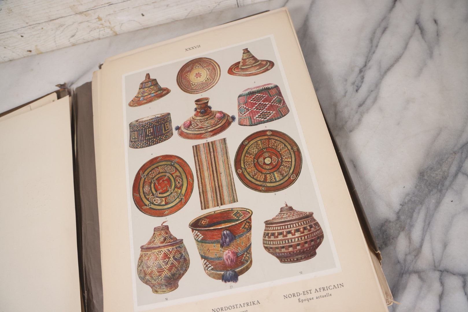 Lot 084 - "Encyclopédie De L'Ornement" Antique Folio Collection Book Of Colored Art Plates From Different Cultures