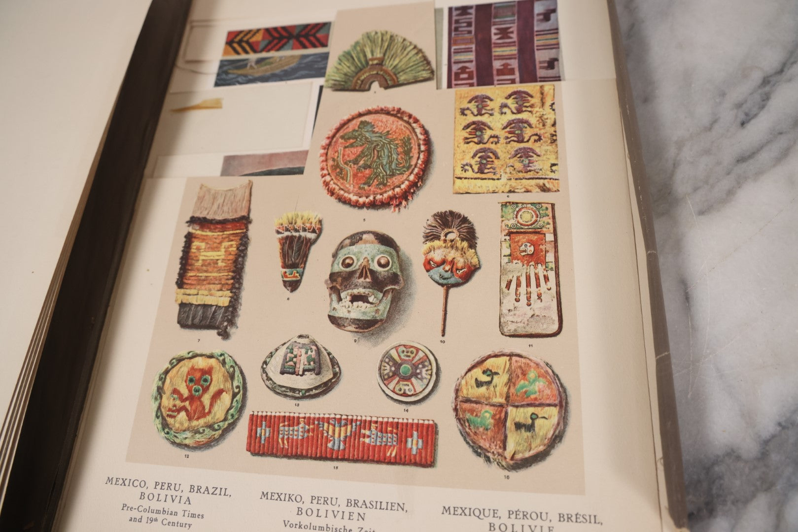 Lot 084 - "Encyclopédie De L'Ornement" Antique Folio Collection Book Of Colored Art Plates From Different Cultures