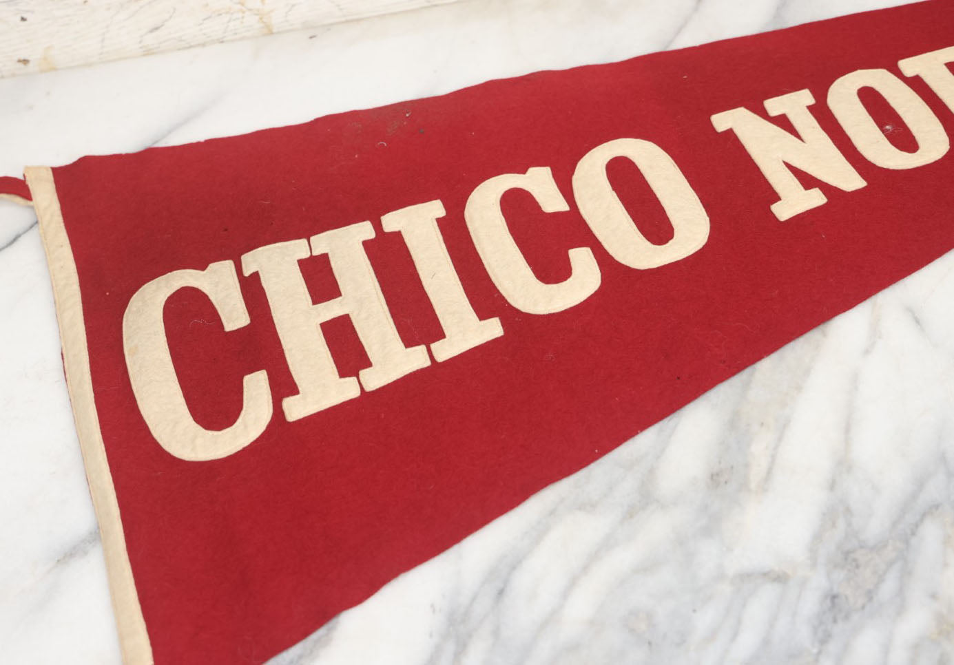 Lot 089 - Antique Felt Pennant From The Chico Normal School, Future California State University, Teacher Training School, Chico California, Circa 1920