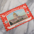 Lot 097 - Souvenir Postcard Folder Containing Ten Scenic Views Of San Francisco, California, Copyright Stanley A. Piltz, Postcards Blank, Folder Written On
