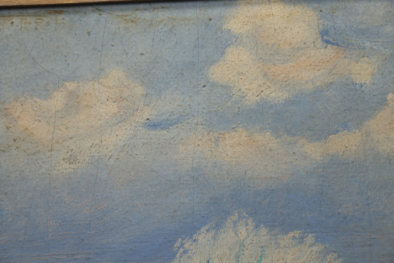 Lot 004 - Vintage Oil On Canvas Nautical Seashore Ocean Painting, Waves Crashing On Crack, White Ocean Spray, Artist Signed George Ferguson (American, 1947-2024)