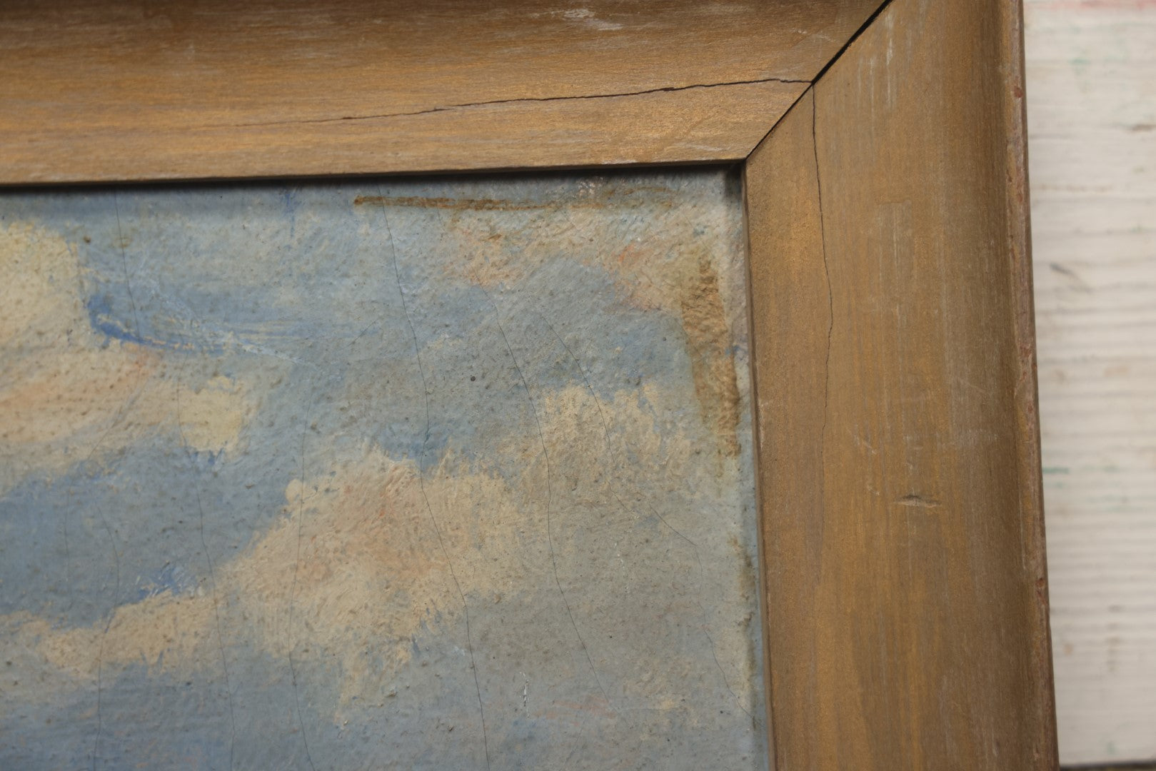 Lot 004 - Vintage Oil On Canvas Nautical Seashore Ocean Painting, Waves Crashing On Crack, White Ocean Spray, Artist Signed George Ferguson (American, 1947-2024)