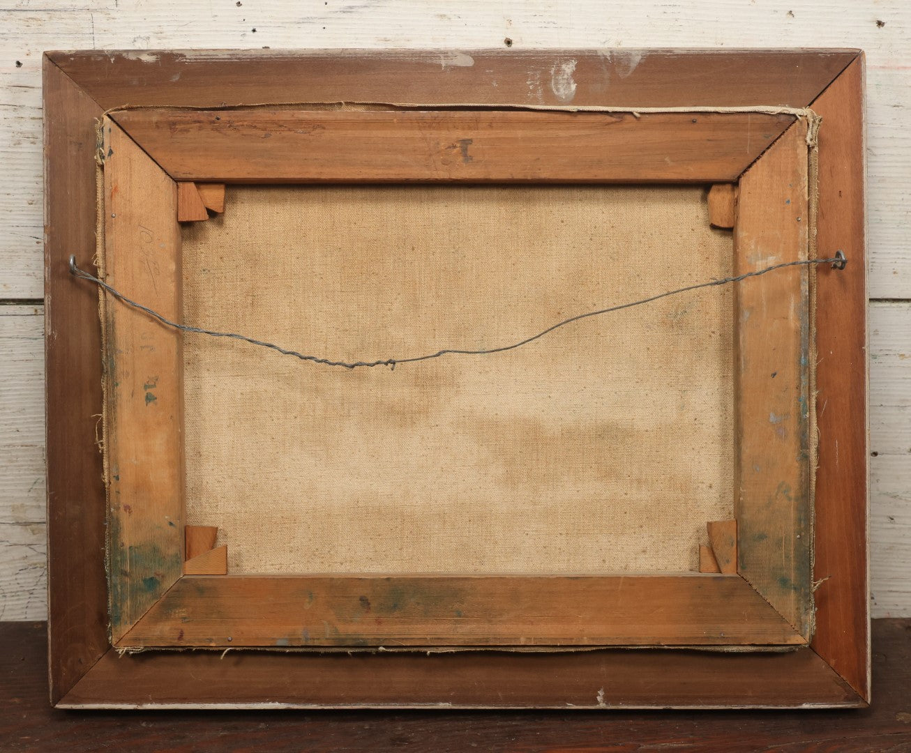 Lot 004 - Vintage Oil On Canvas Nautical Seashore Ocean Painting, Waves Crashing On Crack, White Ocean Spray, Artist Signed George Ferguson (American, 1947-2024)