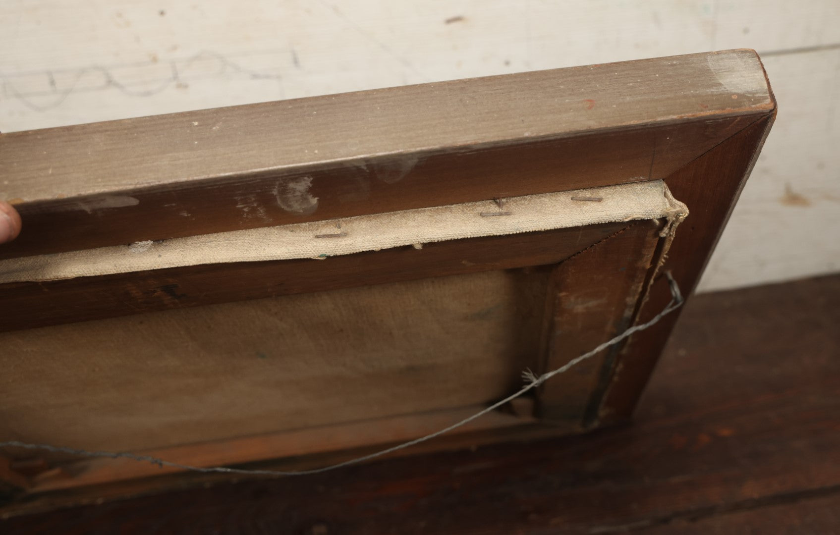 Lot 004 - Vintage Oil On Canvas Nautical Seashore Ocean Painting, Waves Crashing On Crack, White Ocean Spray, Artist Signed George Ferguson (American, 1947-2024)