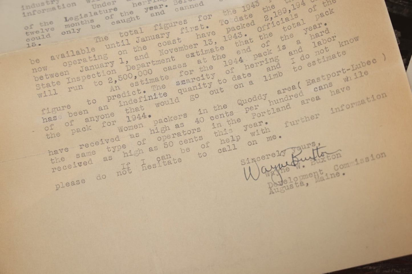 Lot 008 - Vintage Archival Photo And Ephemera Lot Relating To The Sardine Fishing And Canning Industry, R.J. Peacock Canning Co. Of Lubec, Maine, Photos By Martin Sheridan