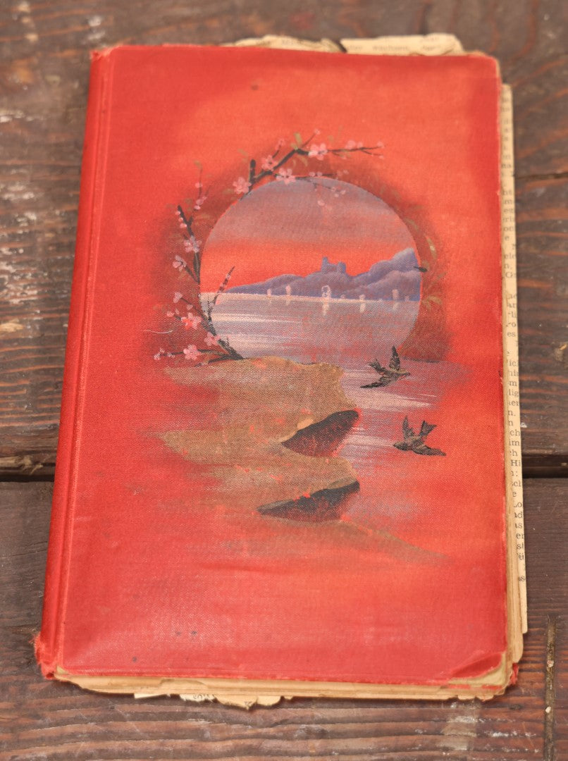 Lot 045 - Antique German Autograph Book, Belonging To Marie Matini, 1891, With Many Signatures, Poems, Hand Painted Cover