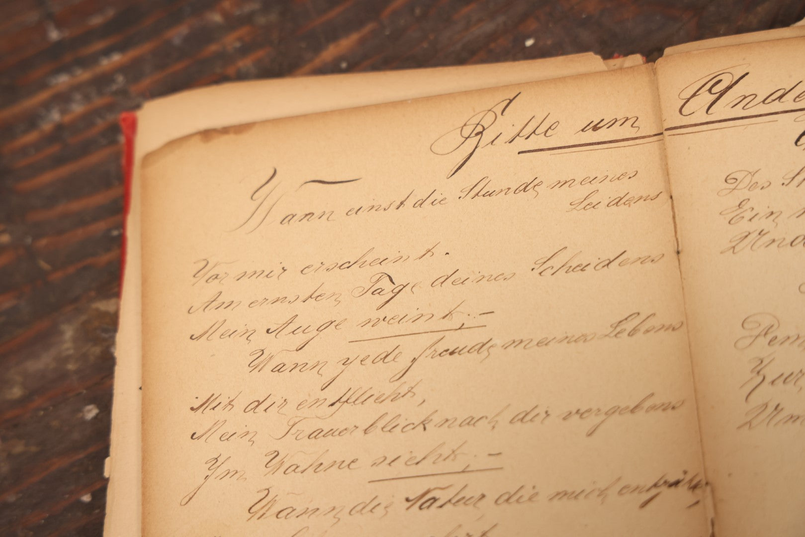 Lot 045 - Antique German Autograph Book, Belonging To Marie Matini, 1891, With Many Signatures, Poems, Hand Painted Cover