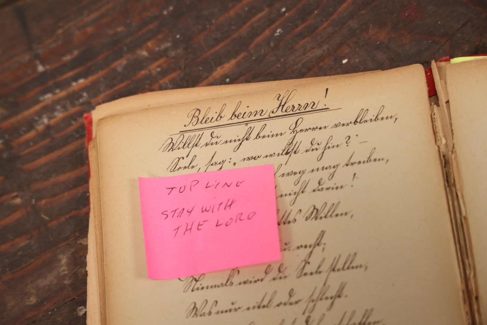 Lot 045 - Antique German Autograph Book, Belonging To Marie Matini, 1891, With Many Signatures, Poems, Hand Painted Cover