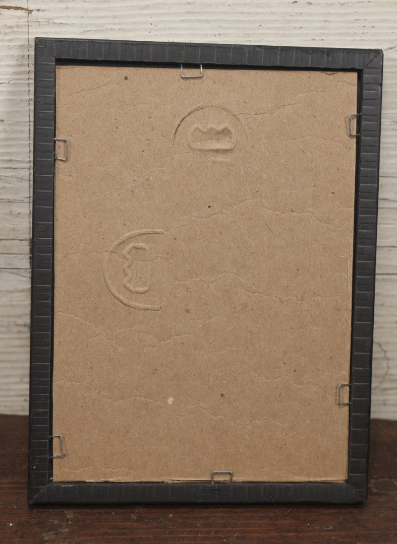 Lot 048 - Vintage Framed Ex Libris Bookplate With Skull, Jacques Dikshoorn, Illustrated By Anton Franciscus Pieck