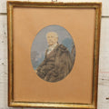 Lot 057 - Antique German Photograph Painted Over, Of Oberst (Colonel) Carl August Von Finckle, Born 1788, Died 1864