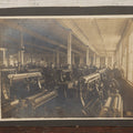 Lot 065 - Antique Boarded Occupational Photograph Of A Factory And Workers, Likely Textile Shop, Hopedale, Massachusetts