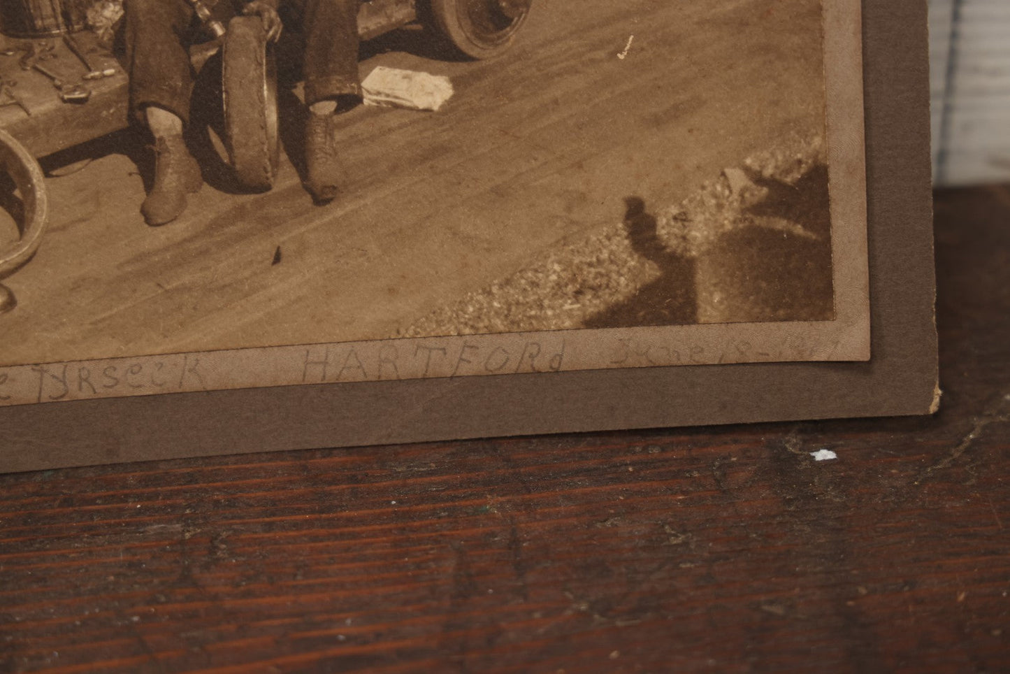 Lot 067 - Antique Boarded Occupational Photograph Of A Tradesman, Likely Of The Billings And Spencer Tool Company, Hartford Connecticut