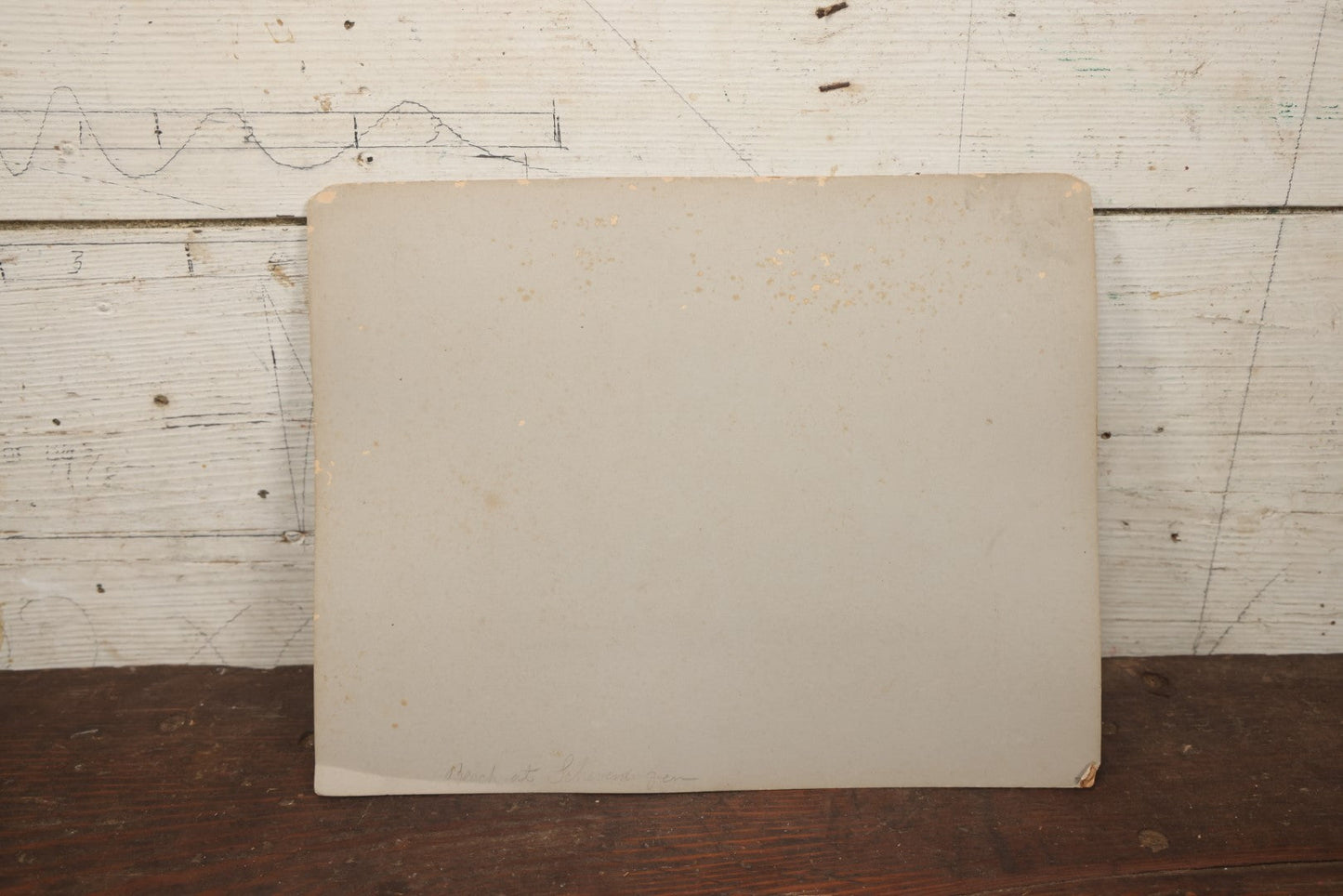 Lot 069 - Antique Boarded Photograph Of Victorian Beach Goers, Beach Covered In Private Tents, Scheveningen Beach, The Netherlands