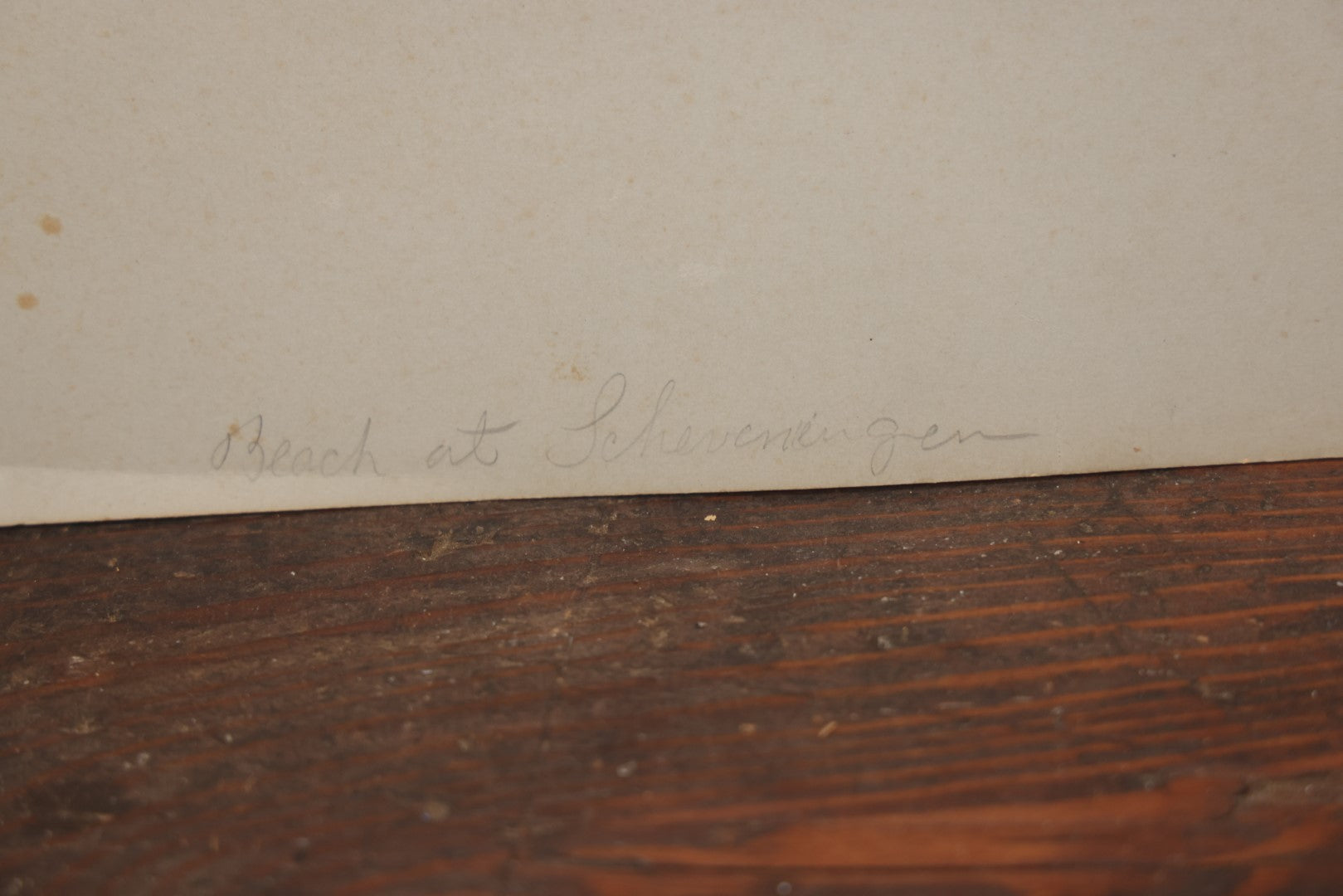 Lot 069 - Antique Boarded Photograph Of Victorian Beach Goers, Beach Covered In Private Tents, Scheveningen Beach, The Netherlands