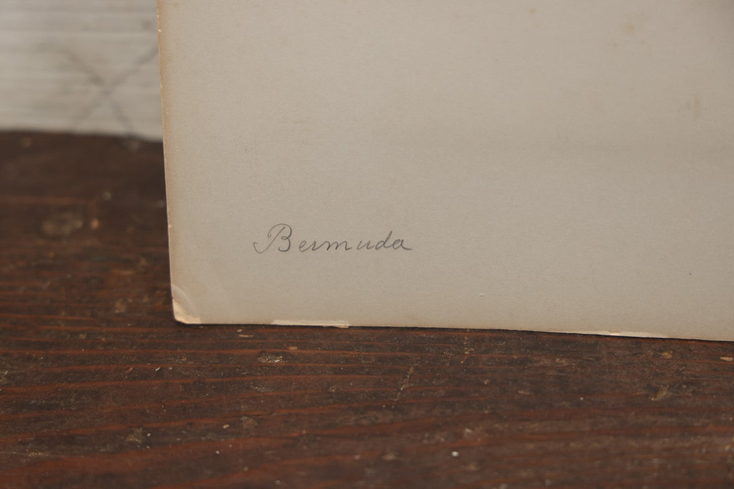 Lot 070 - Antique Boarded Photograph Of A Ship At Port, Bermuda, With Passengers And Workers Visible