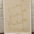 Lot 072 - Antique Cabinet Card Photograph Of Circus Performer Acrobats, The Brothers Kodak, Wynn Photographer, Detroit, Michigan