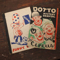 Lot 100 - Vintage Children's Play Book, "Dotto Mystery Drawing: The Circus" Connect The Dots Craft Book With Clowns, Cover Detached, Used