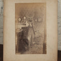 Lot 008 - Antique Mounted Photograph Of An Early Selfie, Self Portrait, Photographer Capturing Himself With Camera In Mirror, Circa 1880s
