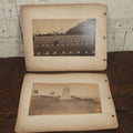 Lot 010 - Pair Of Antique Mounted Photographs Of Gettysburg Battlefield, 14th Indiana Infantry Monument, Obelisk, Monument Where Lincoln's Gettysburg Address Was Made