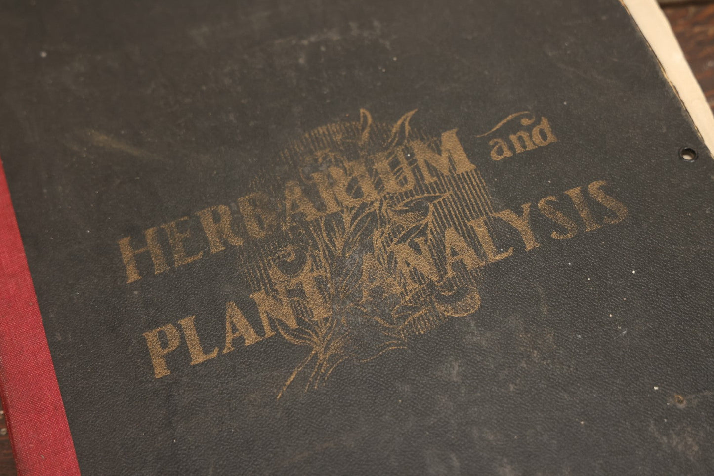 Lot 012 - Antique Herbarium And Plant Analysis Handwritten Book With Real Botanical Samples, Prepared By Ivanhoe McCollum, Alderson Broaddus University, Philippi, West Virginia, 1916, Almost Completely Full