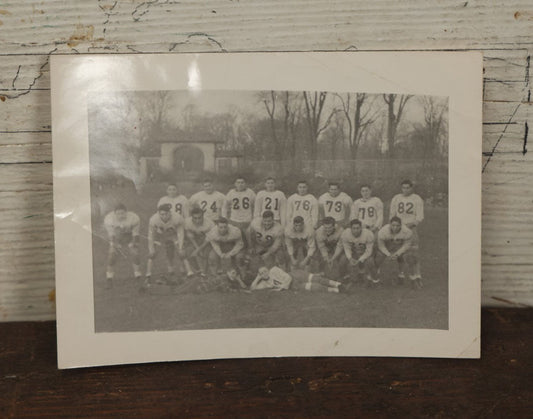 Lot 137 - Vintage Snapshot Photograph Of A Boys American Football Team, Circa 1940s