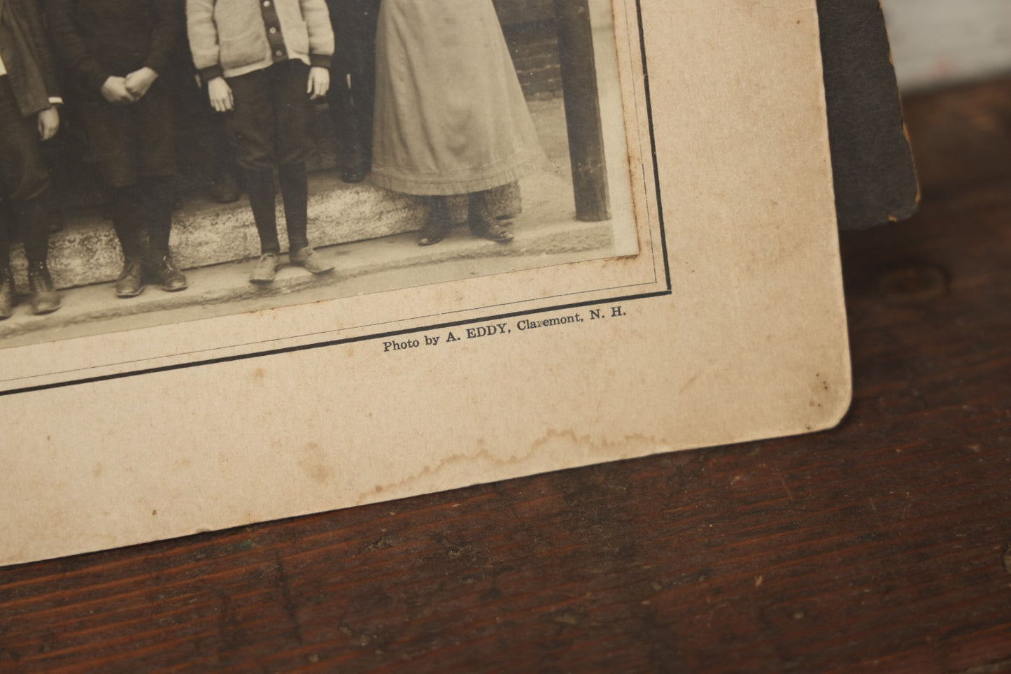 Lot 139 - Grouping Of Four Antique Boarded Photos Of School Children, Including Interior Shot Of A Turn Of The Century Classroom