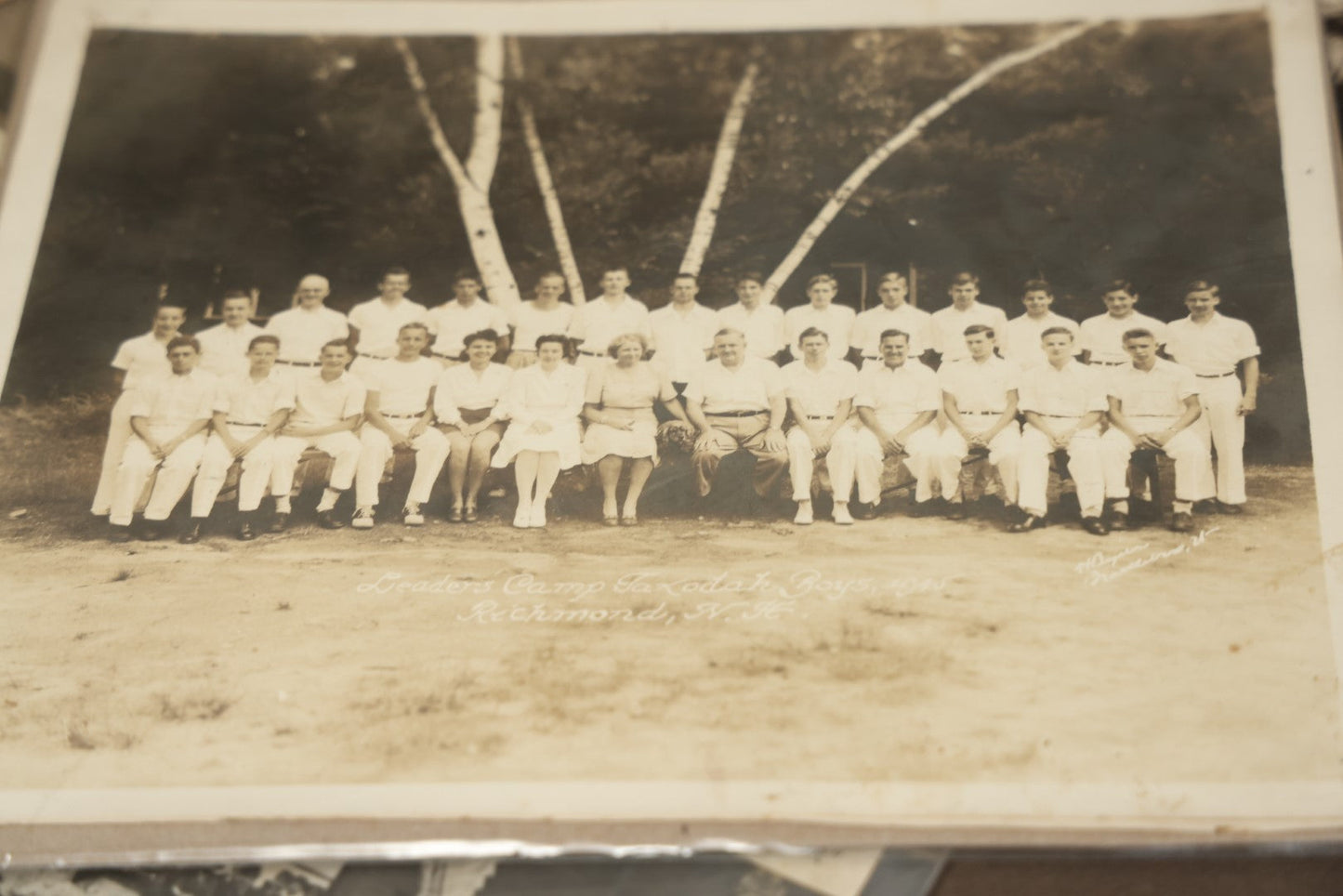 Lot 143 - Grouping Of Ten Antique Group Photographs, Boarded And Others, Showing First Communion Recipients, Graduates, Societies, Horse Race, And More