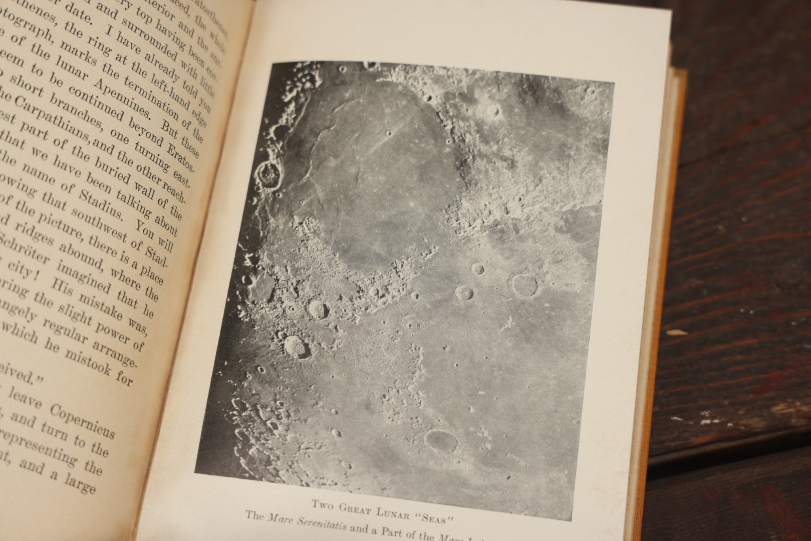 Lot 016 - "The Moon: A Popular Treatise" Antique Astronomy Book By Garrett P. Serviss, Profusely Illustrated With Photographs, Published By D. Appleton And Company, New York, 1907, With Star Finder Ephemera