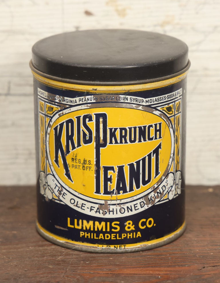 Lot 032 - Vintage Kris-P-Kurnch Peanut Butter Int, By Lummis & Co. , Philadelphia 