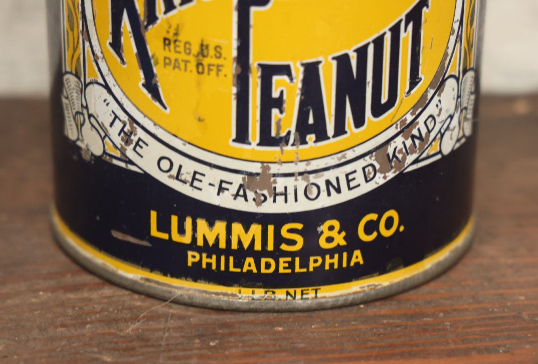 Lot 032 - Vintage Kris-P-Kurnch Peanut Butter Int, By Lummis & Co. , Philadelphia 