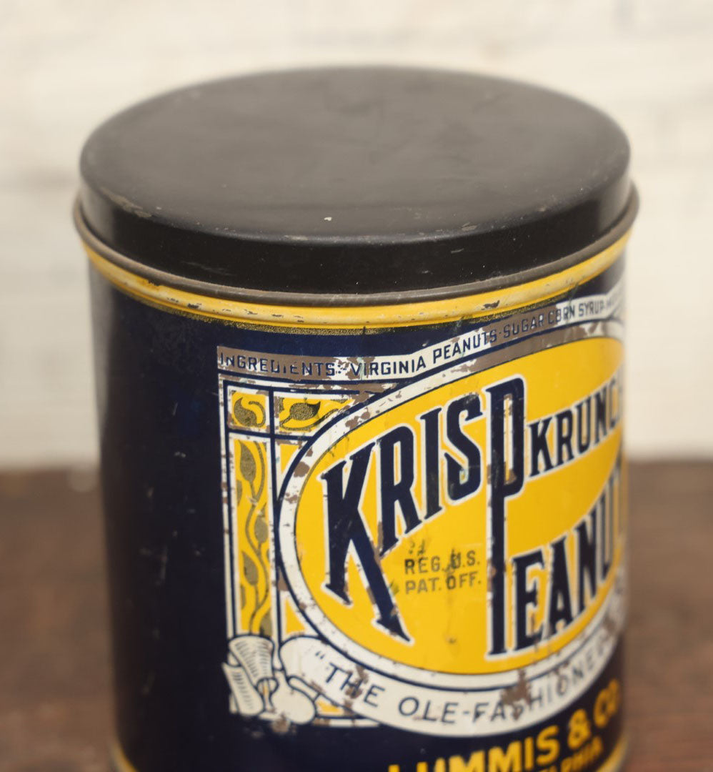 Lot 032 - Vintage Kris-P-Kurnch Peanut Butter Int, By Lummis & Co. , Philadelphia 