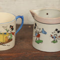 Lot 057 - Pair Of Vintage Mickey And Minnie Mouse Disney Porcelain Pieces, Made In Japan, Creamer And Mug