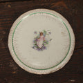 Lot 059 - Antique Porcelain Transferware Fairy Trivet, Fairy In Pink Dress With Flowers, S.P. Co. Porcelain, Circa 1860s, Per Note On Back