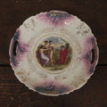 Lot 064 - Antique Porcelain Transferware Plate, With Mythical Scene, Semi Nude Women, Marked Angelica Kauffman