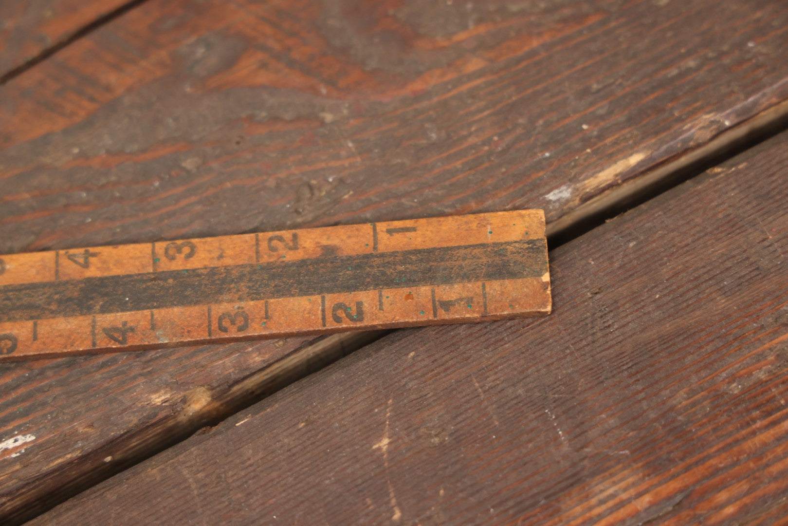 Lot 095 - Vintage Socony Gasoline And Polarine Oil And Greases Oil And Fuel Advertising Measuring Stick, Standard Oil Company Of New York, 17" Total Length