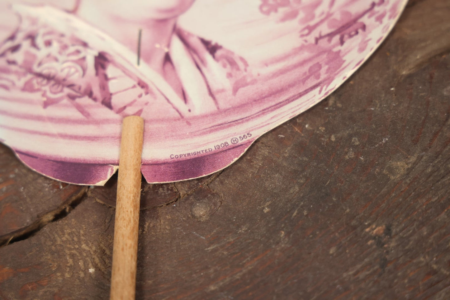 Lot 100 - Grouping Of Three Antique Paper Advertising Fans For True's Elixir, Meader's Flower Shop, And The Radcliffe Shoe