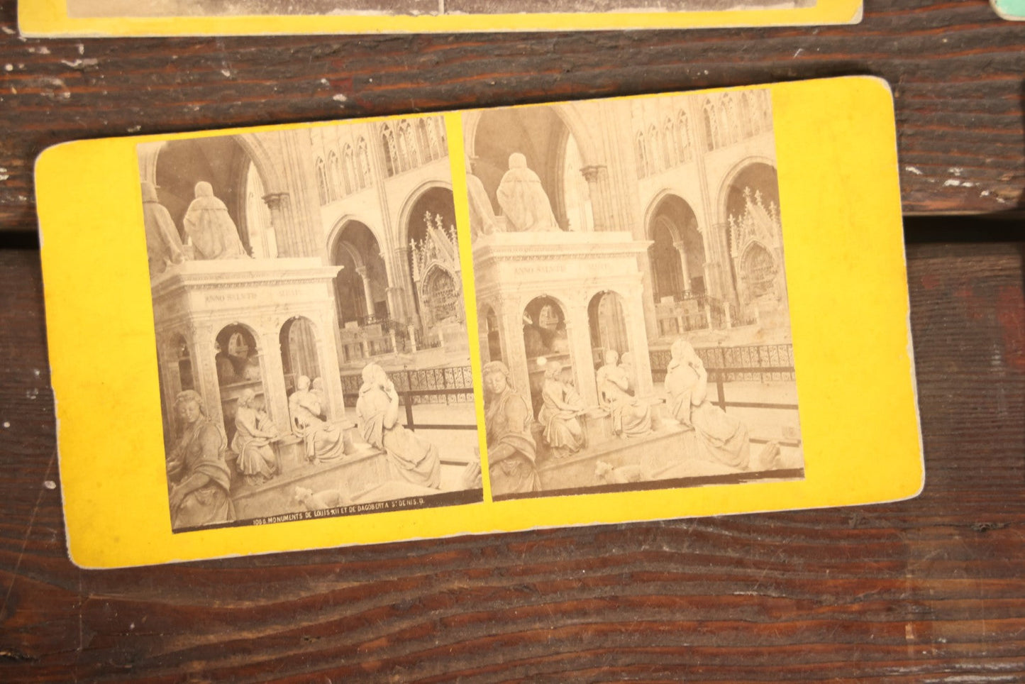 Lot 129 - Grouping Of Six Stereo View Cards Showing Various Cemeteries, Including Gettysburg Battlefield (Note Losses To This Card), Memorial Hall Service, And More