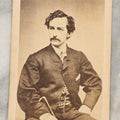 Lot 007 - Antique Carte De Visite C.D.V. Photo Of John Wilkes Booth, Actor And Assassin Of Abraham Lincoln