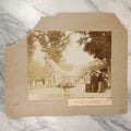 Lot 032 - Antique Boarded Photograph Of A Parade Costume, Giant Chicken With Sign "I Crow For Gov. Shattuck" Local Political Protest, Dated July 4, 1896, Constructed By Harry Gilson