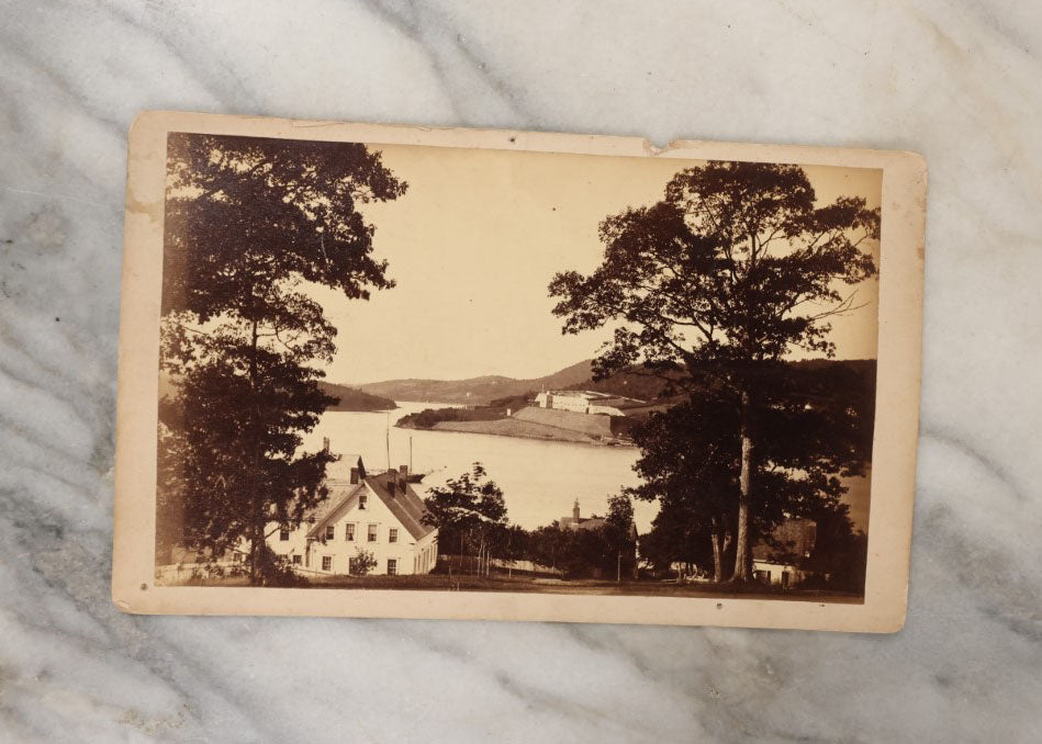 Lot 044 - Grouping Of Eight Photographs Of The Exteriors Of Buildings And Homes, Municipal Buildings And More, Including Mountain Home Of Joshua Edwards, Kalispell, Montana, 1897