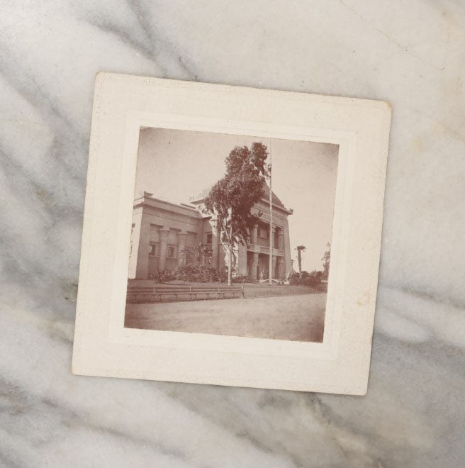 Lot 044 - Grouping Of Eight Photographs Of The Exteriors Of Buildings And Homes, Municipal Buildings And More, Including Mountain Home Of Joshua Edwards, Kalispell, Montana, 1897