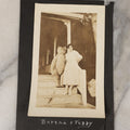 Lot 050 - Single Antique Snapshot Photo Of Bertha And Teddy, Woman With Giant Teddy Bear, Other Photos On Reverse